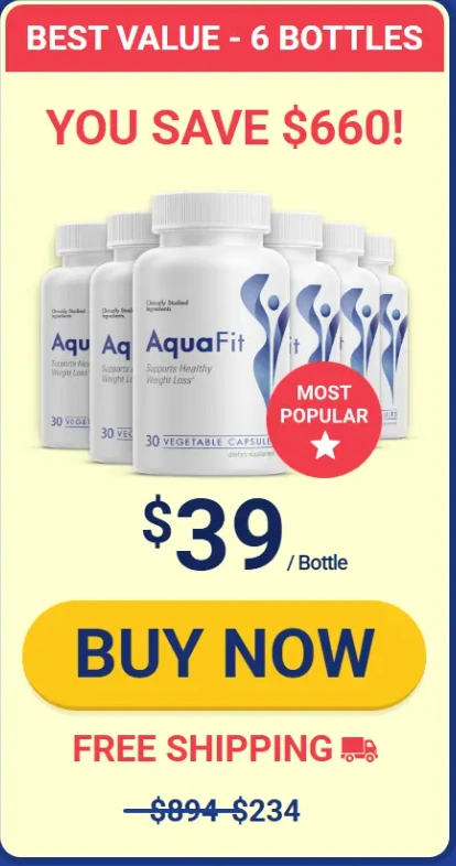 AquaFit- 6 Bottle